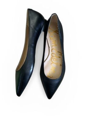 NWT Sam Edelman Sally leather pointed toe flats black 7